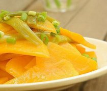 【炒南瓜片】炒南瓜片的做法_炒南瓜片的功效