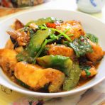 豉汁凉瓜炆鱼块