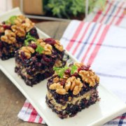 栗香黑米莜麦糕的做法