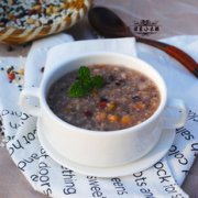 五色豆米粥的做法