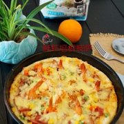 鲜虾培根披萨的做法