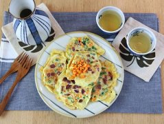 蔬菜煎蛋的做法视频