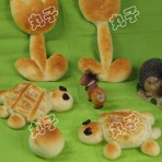 郁金香和小乌龟面包的做法