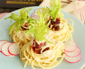 欧式风味巴玛火腿冷意面怎么做