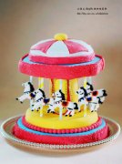 旋转木马翻糖蛋糕