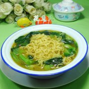 咖喱菜芯波纹面的做法