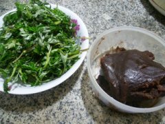 红豆馅青团的做法