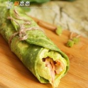 菠菜卷饼的做法