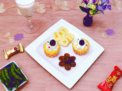 幸福纸杯奶油蛋糕的做法