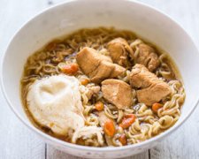 自制花雕鸡面线的家常做法图解