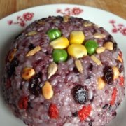 双色糯米八宝饭的做法